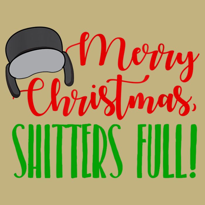 Funny Merry Christmas Quote Shitters Full Ts Mens Button