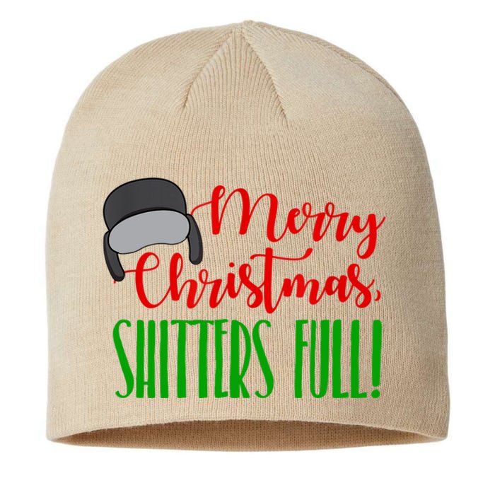 Funny Merry Christmas Quote Shitters Full Ts Mens Sustainable Beanie