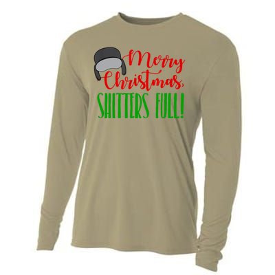 Funny Merry Christmas Quote Shitters Full Ts Mens Cooling Performance Long Sleeve Crew