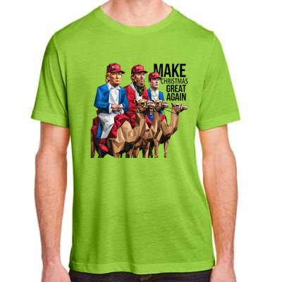 Funny Make Christmas Great Again Trump And Vance As Wise Adult ChromaSoft Performance T-Shirt