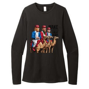 Funny Make Christmas Great Again Trump And Vance As Wise Womens CVC Long Sleeve Shirt