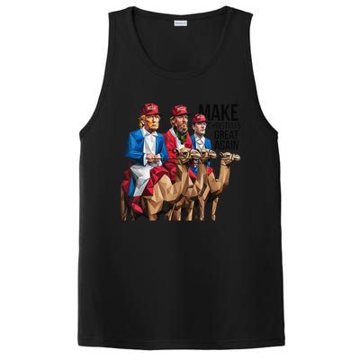 Funny Make Christmas Great Again Trump And Vance As Wise PosiCharge Competitor Tank