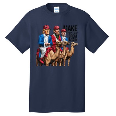 Funny Make Christmas Great Again Trump And Vance As Wise Tall T-Shirt