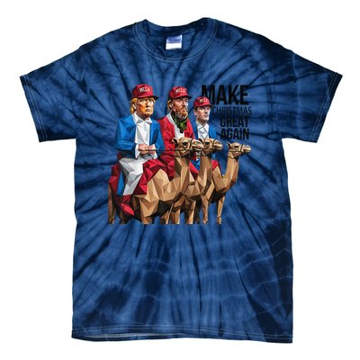 Funny Make Christmas Great Again Trump And Vance As Wise Tie-Dye T-Shirt