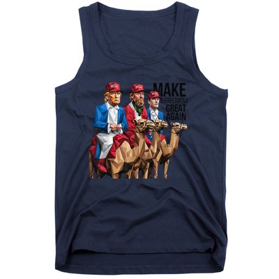 Funny Make Christmas Great Again Trump And Vance As Wise Tank Top