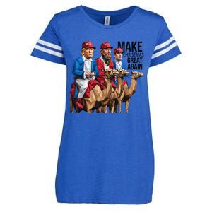 Funny Make Christmas Great Again Trump And Vance As Wise Enza Ladies Jersey Football T-Shirt