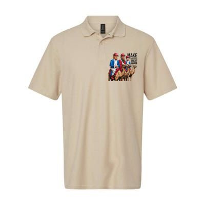 Funny Make Christmas Great Again Trump And Vance As Wise Softstyle Adult Sport Polo