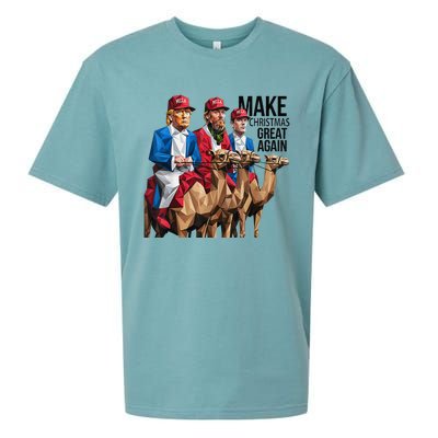 Funny Make Christmas Great Again Trump And Vance As Wise Sueded Cloud Jersey T-Shirt