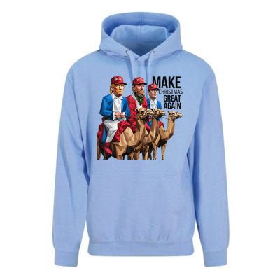 Funny Make Christmas Great Again Trump And Vance As Wise Unisex Surf Hoodie