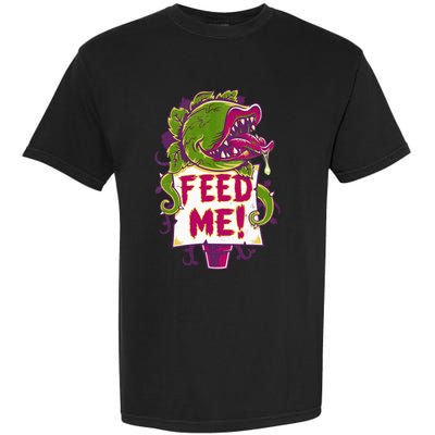 Feed Me Creepy Cute Audrey Plant Spooky Horror Musical Garment-Dyed Heavyweight T-Shirt