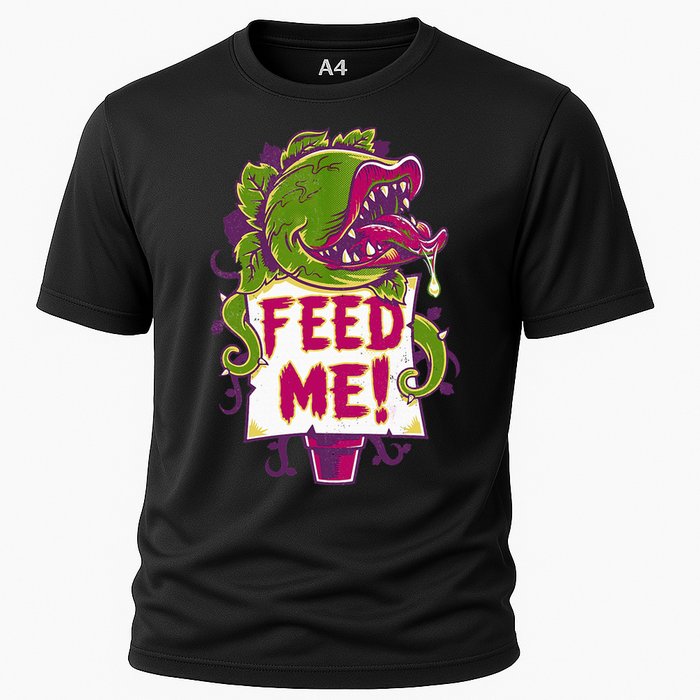 Feed Me Creepy Cute Audrey Plant Spooky Horror Musical Cooling Performance Crew T-Shirt