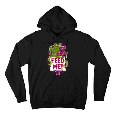 Feed Me Creepy Cute Audrey Plant Spooky Horror Musical Hoodie