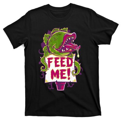 Feed Me Creepy Cute Audrey Plant Spooky Horror Musical T-Shirt