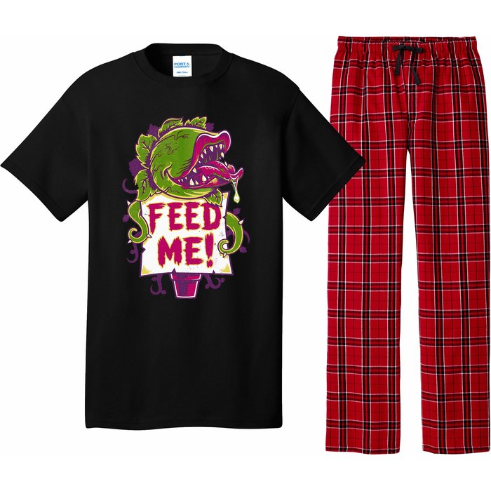 Feed Me Creepy Cute Audrey Plant Spooky Horror Musical Pajama Set