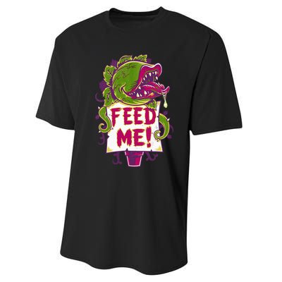 Feed Me Creepy Cute Audrey Plant Spooky Horror Musical Performance Sprint T-Shirt