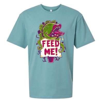 Feed Me Creepy Cute Audrey Plant Spooky Horror Musical Sueded Cloud Jersey T-Shirt