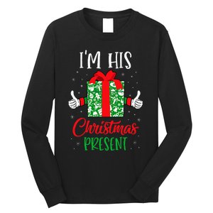 Funny Matching Couples Christmas His And Hers For Him Long Sleeve Shirt