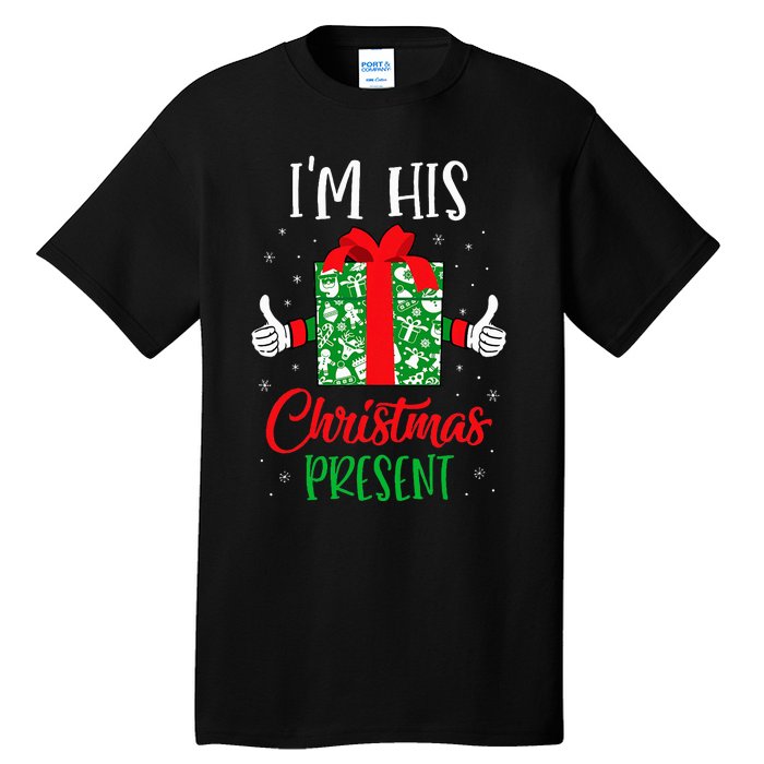 Funny Matching Couples Christmas His And Hers For Him Tall T-Shirt