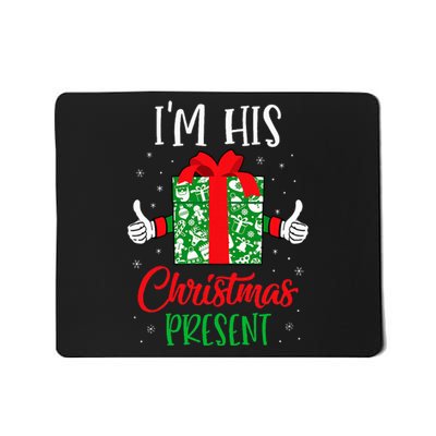 Funny Matching Couples Christmas His And Hers For Him Mousepad