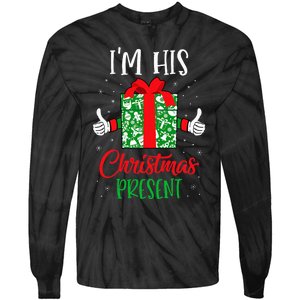 Funny Matching Couples Christmas His And Hers For Him Tie-Dye Long Sleeve Shirt