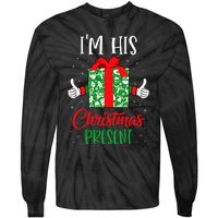 Funny Matching Couples Christmas His And Hers For Him Tie-Dye Long Sleeve Shirt