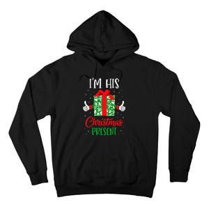 Funny Matching Couples Christmas His And Hers For Him Tall Hoodie