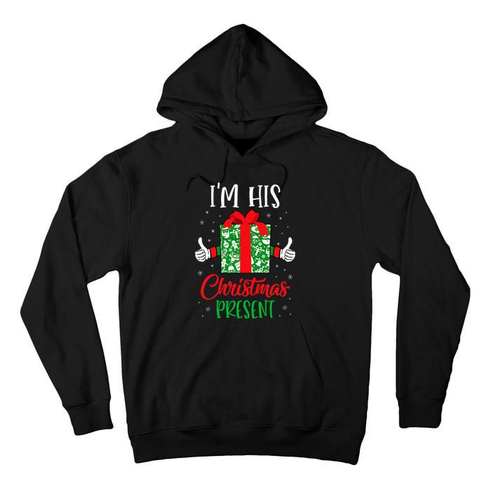 Funny Matching Couples Christmas His And Hers For Him Tall Hoodie