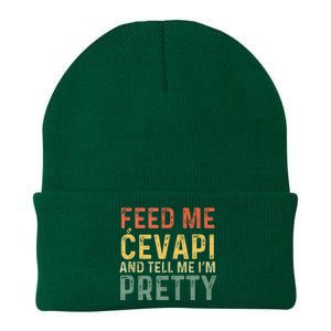 Feed Me Cevapi Funny Balkan Food Knit Cap Winter Beanie