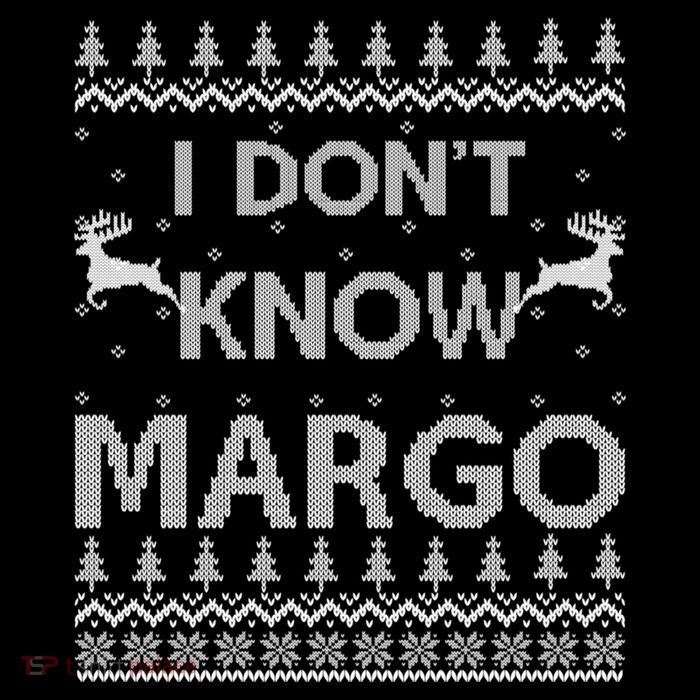 Funny Matching Couple I DonT Know Margo Ugly Christmas Cooling Performance Long Sleeve Crew
