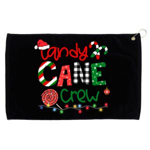 Funny Merry Christmas Candy Cane Crew Matching Family Xmas Gift Grommeted Golf Towel