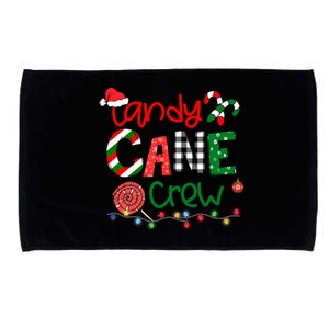 Funny Merry Christmas Candy Cane Crew Matching Family Xmas Gift Microfiber Hand Towel