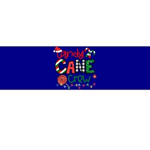 Funny Merry Christmas Candy Cane Crew Matching Family Xmas Gift Bumper Sticker