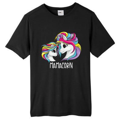 Funny Mamacorn Cute Mom Baby Mama Unicorn Tall Fusion ChromaSoft Performance T-Shirt