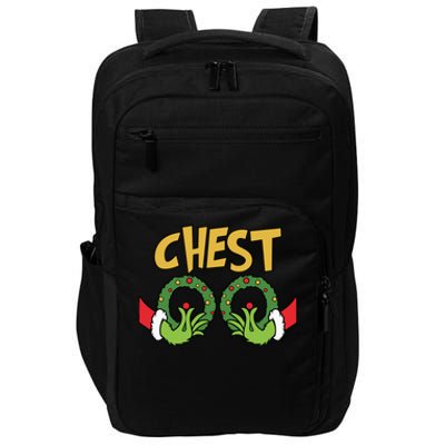 Funny Matching Chestnuts Couples Christmas Family Holiday Cool Gift Impact Tech Backpack