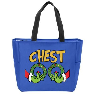 Funny Matching Chestnuts Couples Christmas Family Holiday Cool Gift Zip Tote Bag