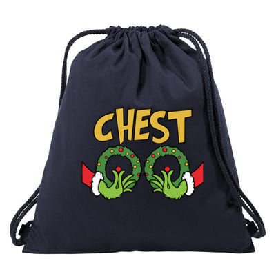 Funny Matching Chestnuts Couples Christmas Family Holiday Cool Gift Drawstring Bag