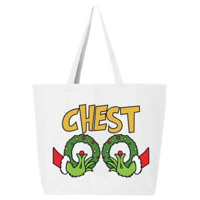 Funny Matching Chestnuts Couples Christmas Family Holiday Cool Gift 25L Jumbo Tote