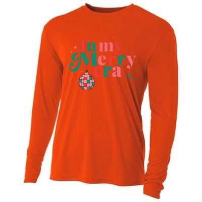 Funny Merry Christmas In My Merry Era Xmas Holiday Christmas  Cooling Performance Long Sleeve Crew