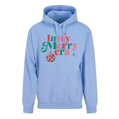 Funny Merry Christmas In My Merry Era Xmas Holiday Christmas  Unisex Surf Hoodie