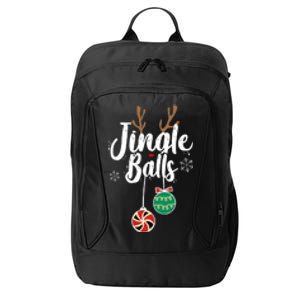 Funny Matching Christmas Couple Chestnuts Jingle Balls Gift City Backpack