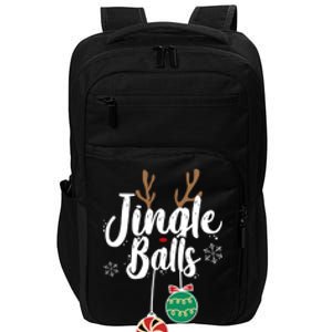 Funny Matching Christmas Couple Chestnuts Jingle Balls Gift Impact Tech Backpack