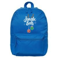 Funny Matching Christmas Couple Chestnuts Jingle Balls Gift 16 in Basic Backpack