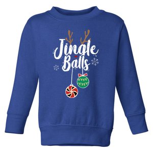 Funny Matching Christmas Couple Chestnuts Jingle Balls Gift Toddler Sweatshirt