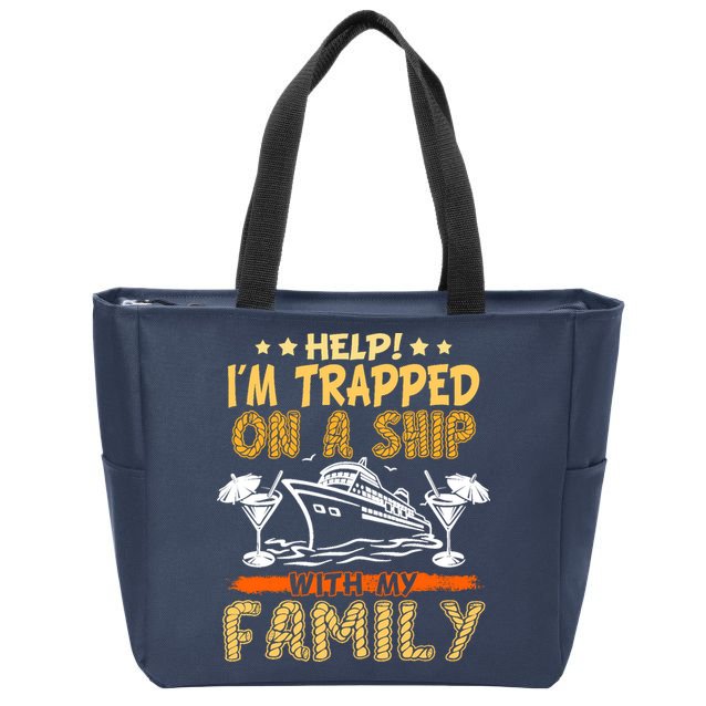 Family Matching Cruise Vacation Cruising Cruise Family Zip Tote Bag