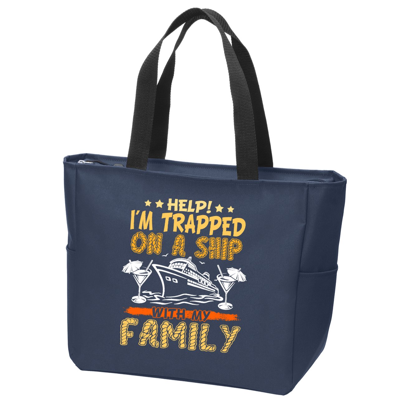 Family Matching Cruise Vacation Cruising Cruise Family Zip Tote Bag