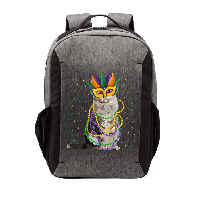 Funny Maine Coon Cat Lover Meowdi Gras Mardi Gras Carnivals Vector Backpack