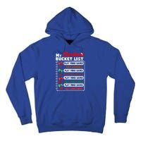 Funny My Christmas Bucket List Video Games Gamer Teens Gift Tall Hoodie