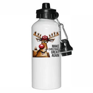 Funny Make Christmas Great Again Reindeer Trump Election Win Aluminum Water Bottle