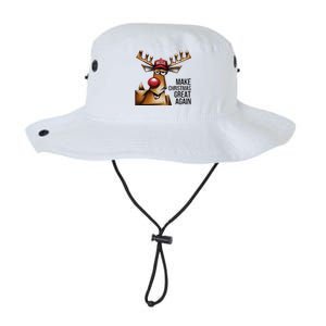 Funny Make Christmas Great Again Reindeer Trump Election Win Legacy Cool Fit Booney Bucket Hat