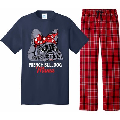 Frenchie Mama Cute French Bulldog Dog Mom Funny Womens Gift Pajama Set